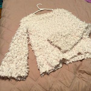 Cream popcorn sweater
